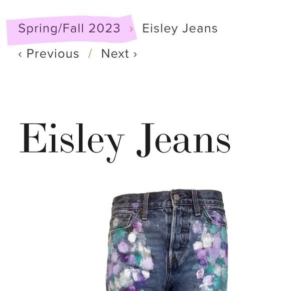 New Curic&Curic Designer Custom Denim Relax Fit Eisley Stonewashed Jeans - Picture 3 of 6